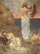 Pierre Puvis de Chavannes, Young Girls at the Seaside (mk19)